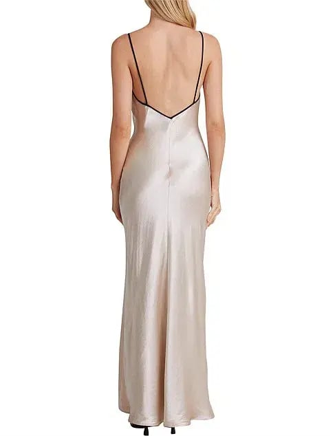 Bec & Bridge Kara Keyhole Dress Sand Size 10 photo 4