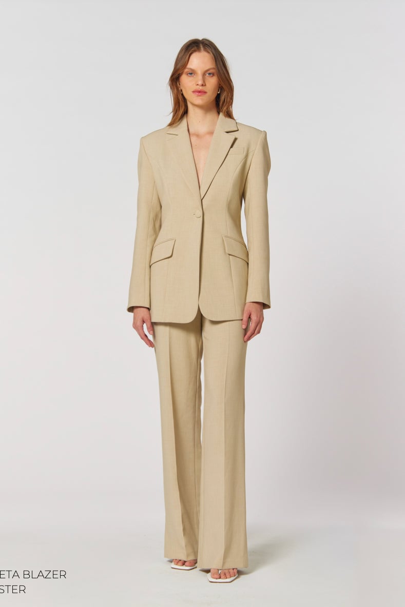 KIANNA GRETA BLAZER - OYSTER photo 2
