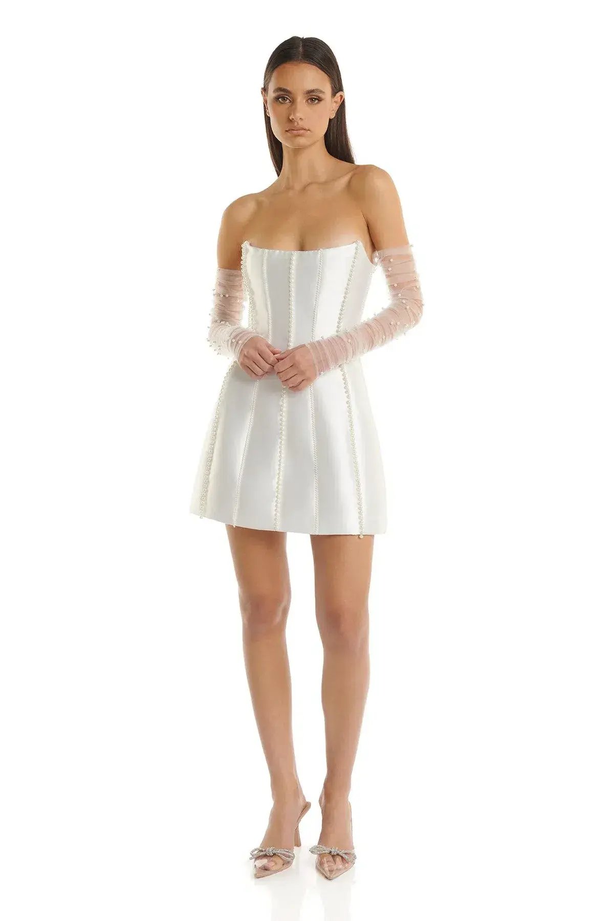 Eliya The Label Kayla Mini Dress White Size XS / AU 6 photo 2