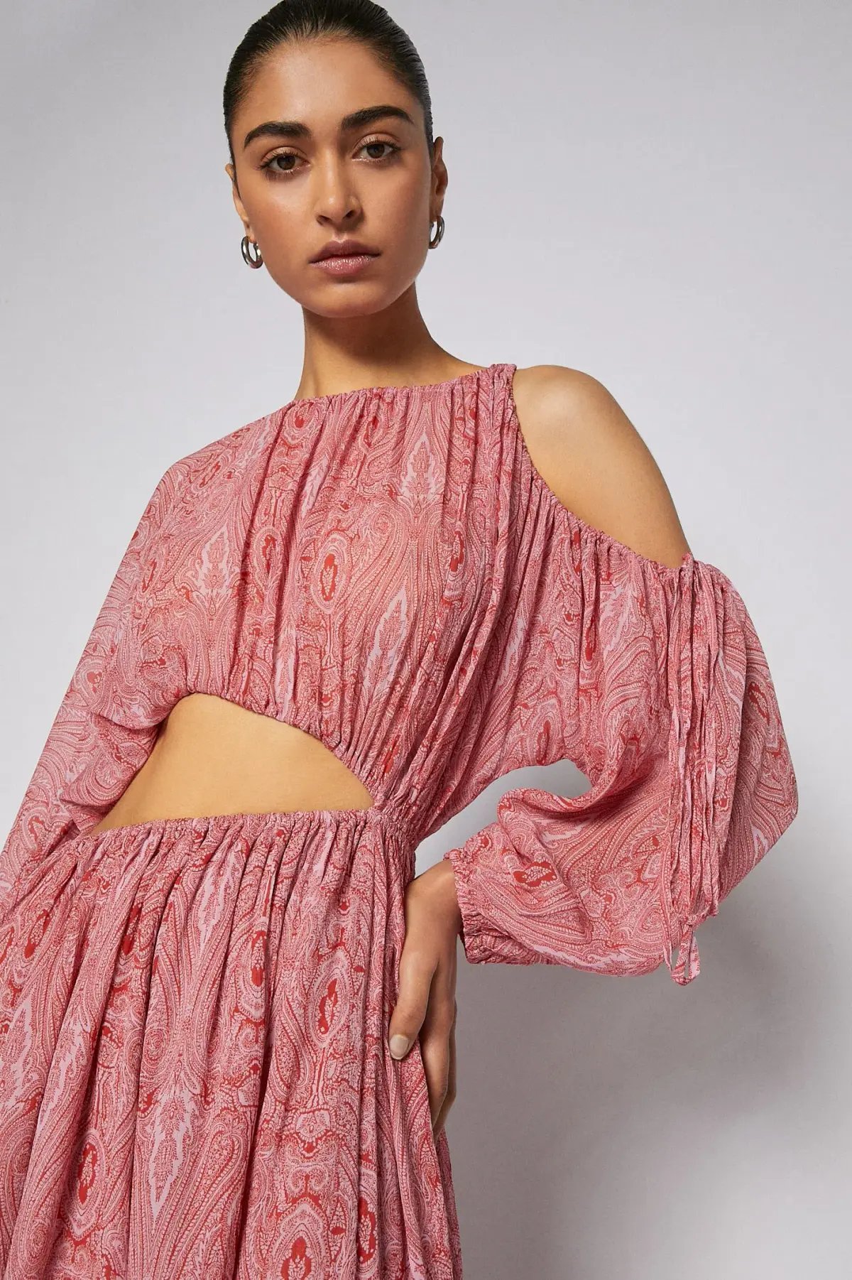 Scanlan Theodore Paisley Print Drawcord Mini Pink Size AU 8 photo 5