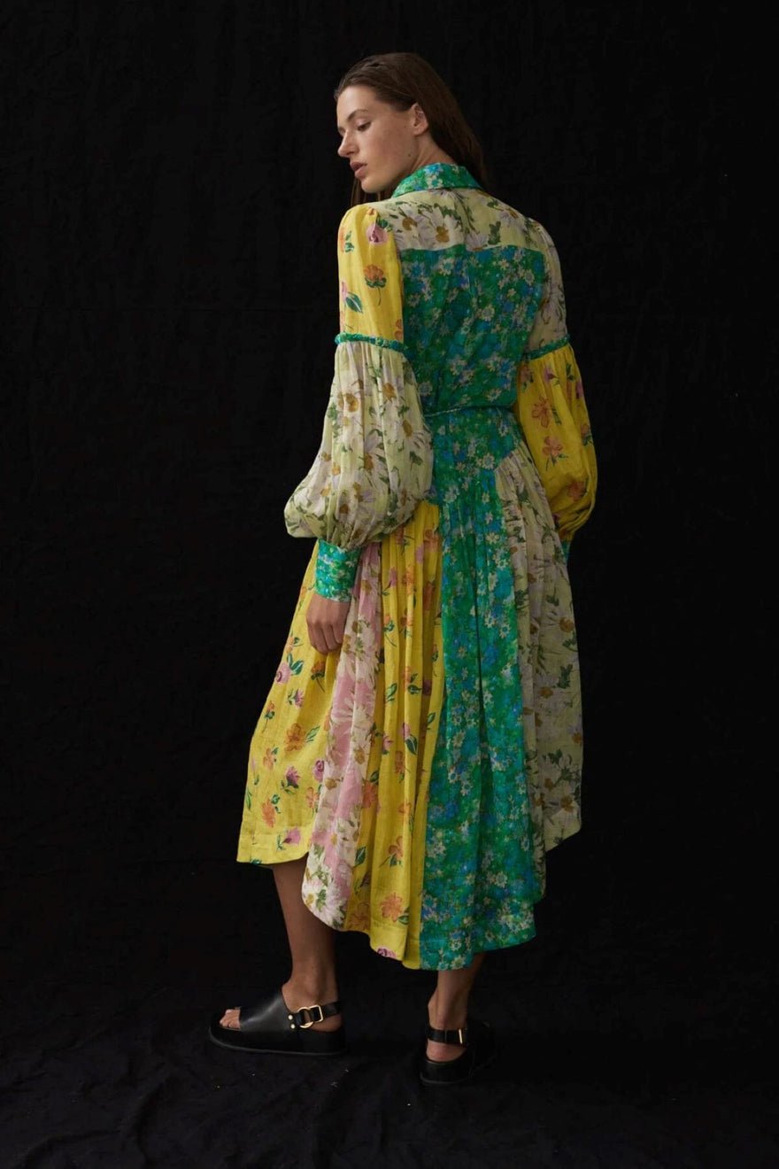 Alemais Kenzie Patchwork Shirt Dress photo 3