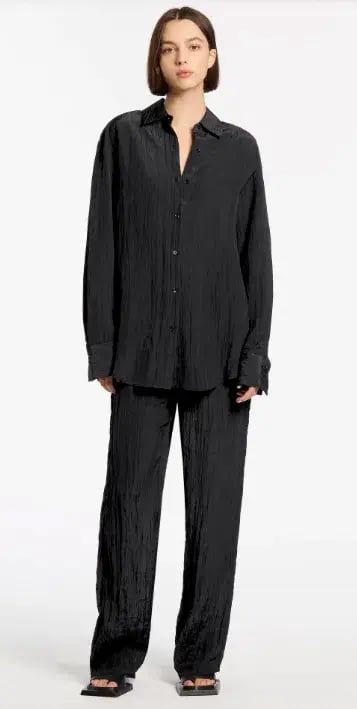 Sir the Label Suri Shirt and Pant Set Black Size AU 8 photo 2