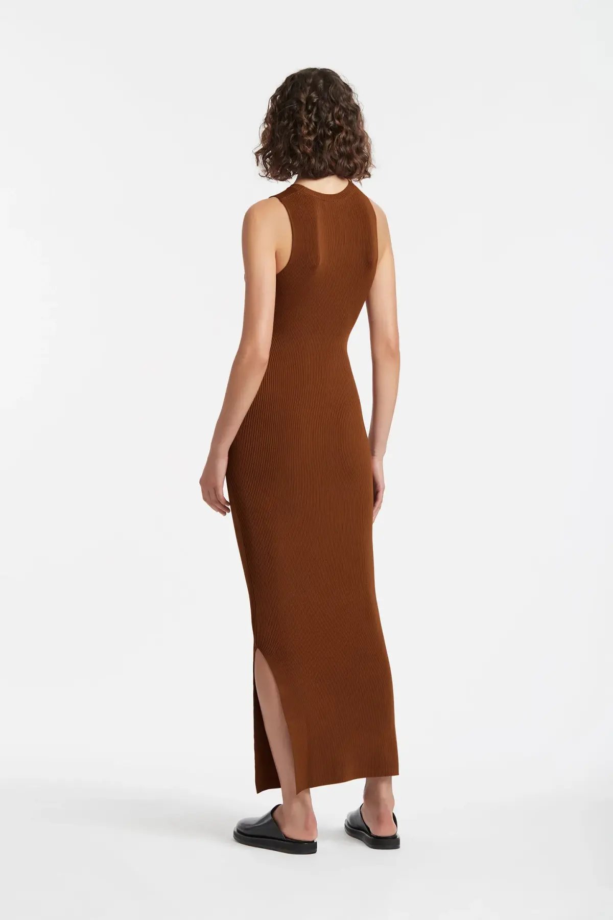 Sir the Label Hazel Josephine Sleeveless Dress in Brown Size 0 photo 3