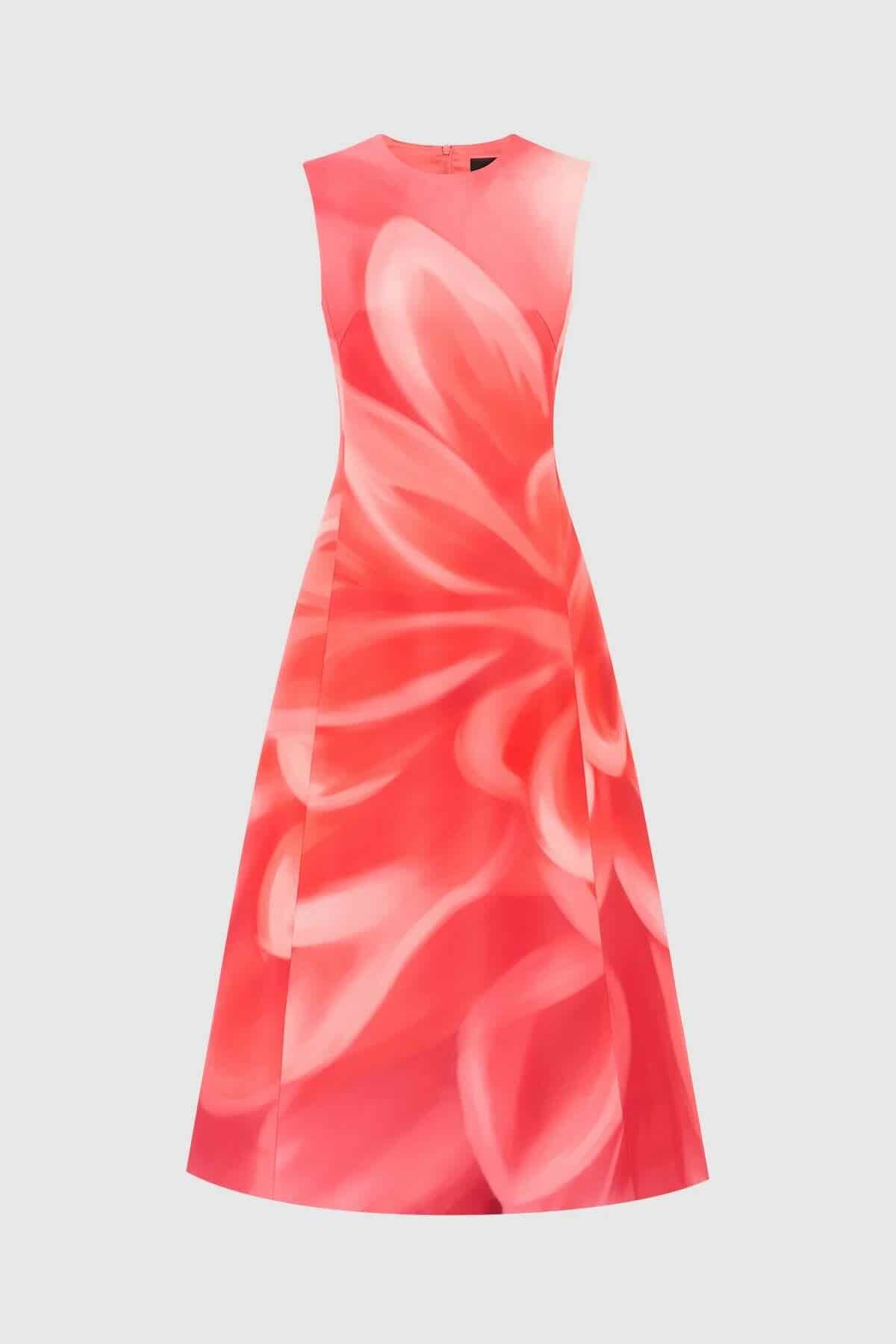LEO LIN CLEO SLEEVELESS MIDI DRESS - PRISM PRINT photo 4