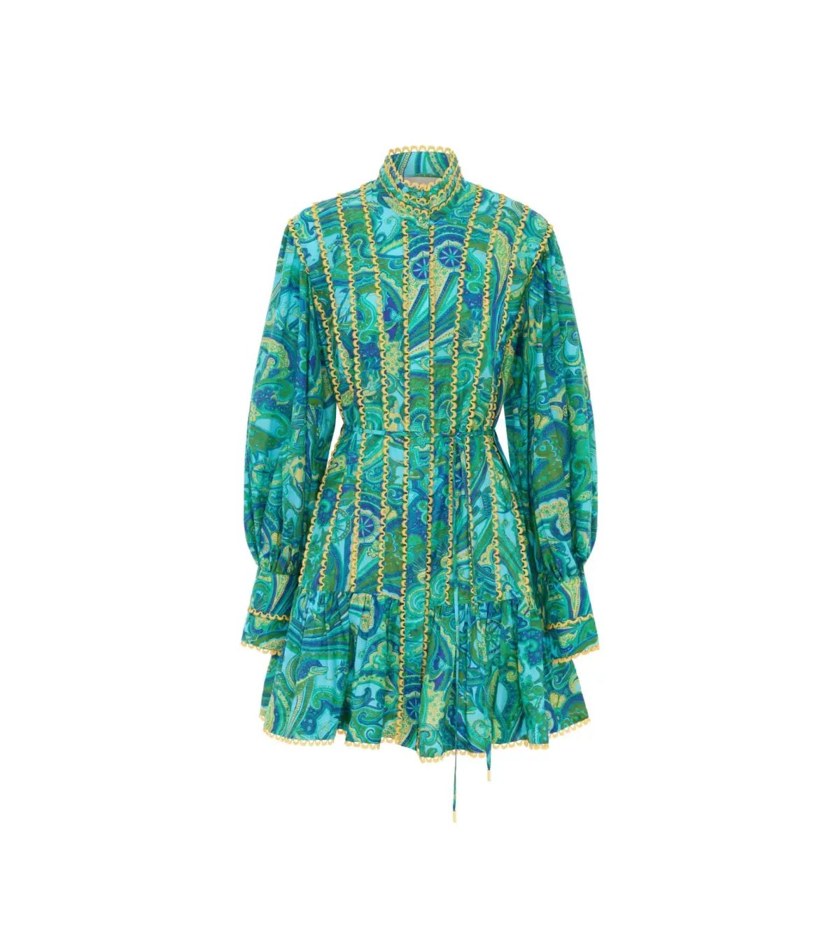 Alemais Ceto Mini Dress Green Size 14 photo 5
