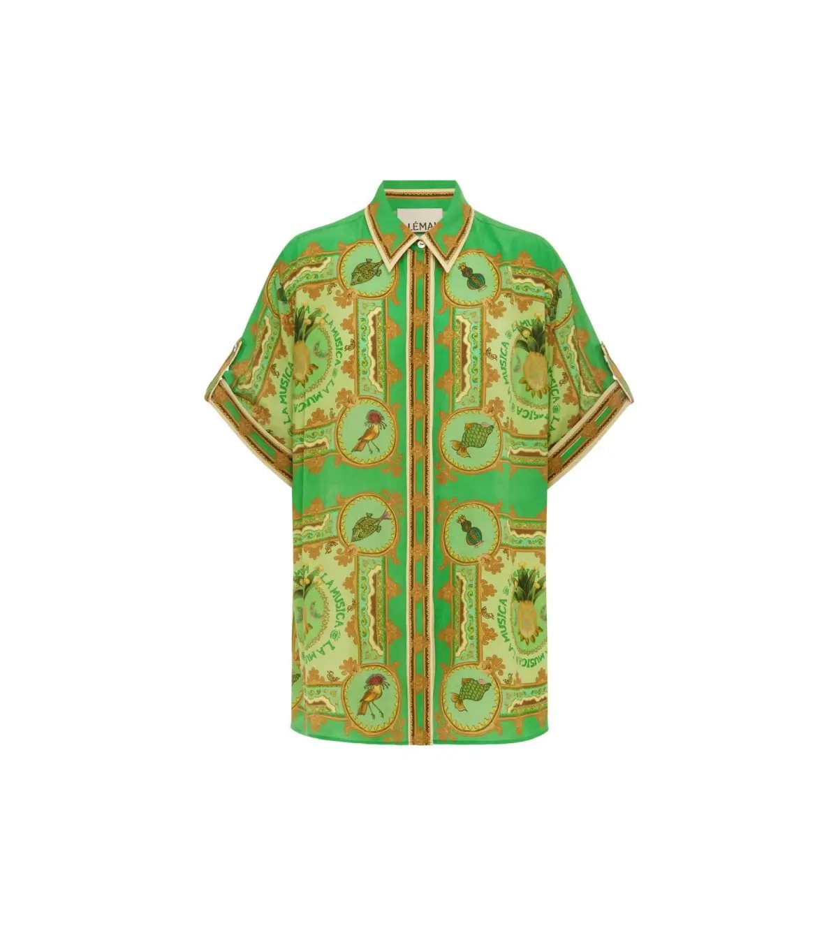 Alémais La Musica Silk Shirt and Pant Green Size AU 16 photo 5