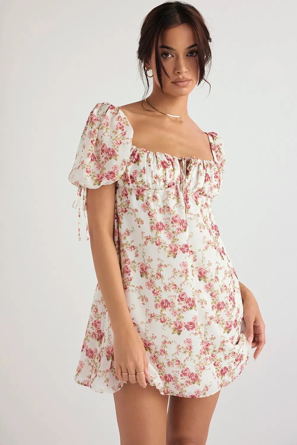 House of CB Princess Mini Dress Floral Size 8 photo 2