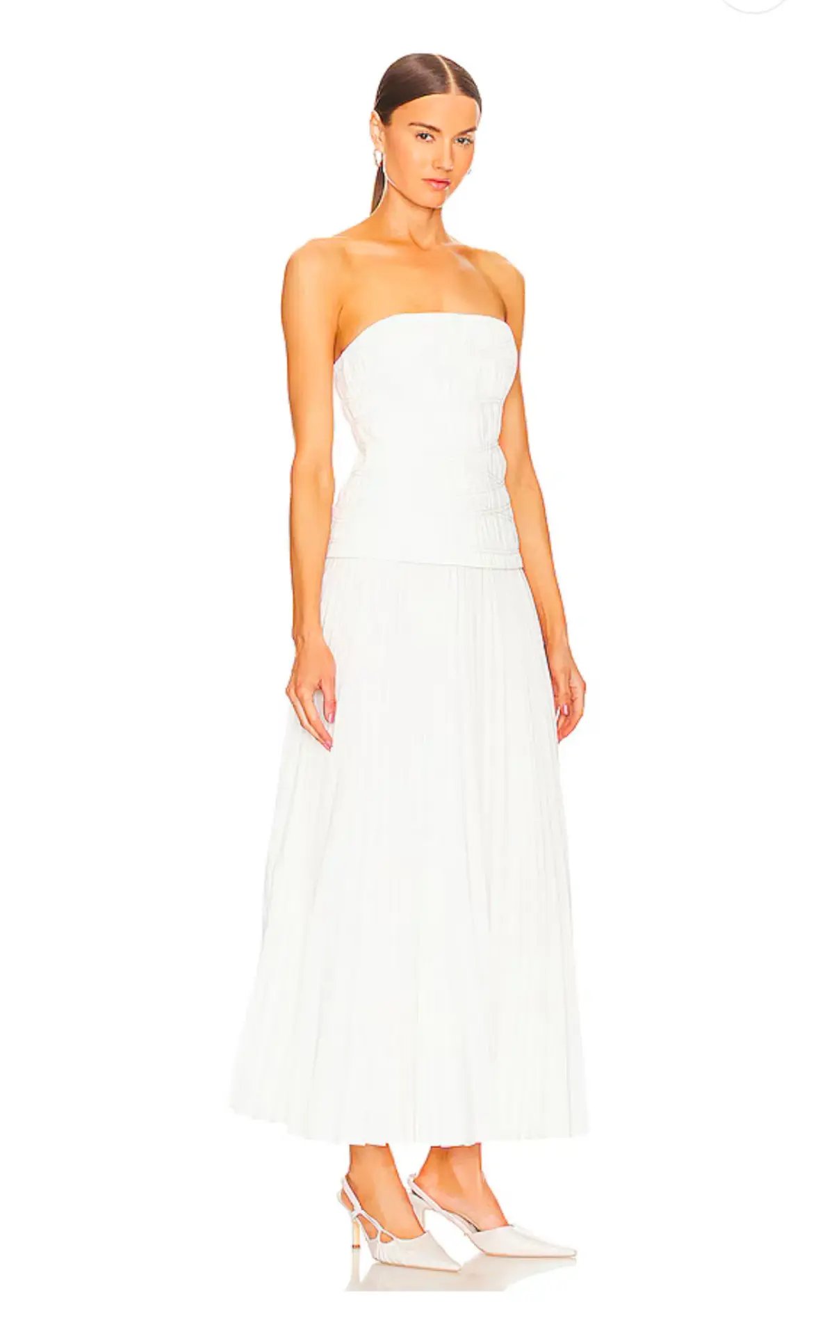 Acler Bristol Midi Dress Ivory Size 10 photo 5