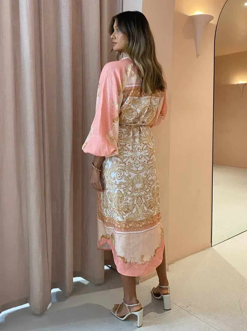 Alemais Ursula Shirtdress in Pink Size AU 6 photo 4