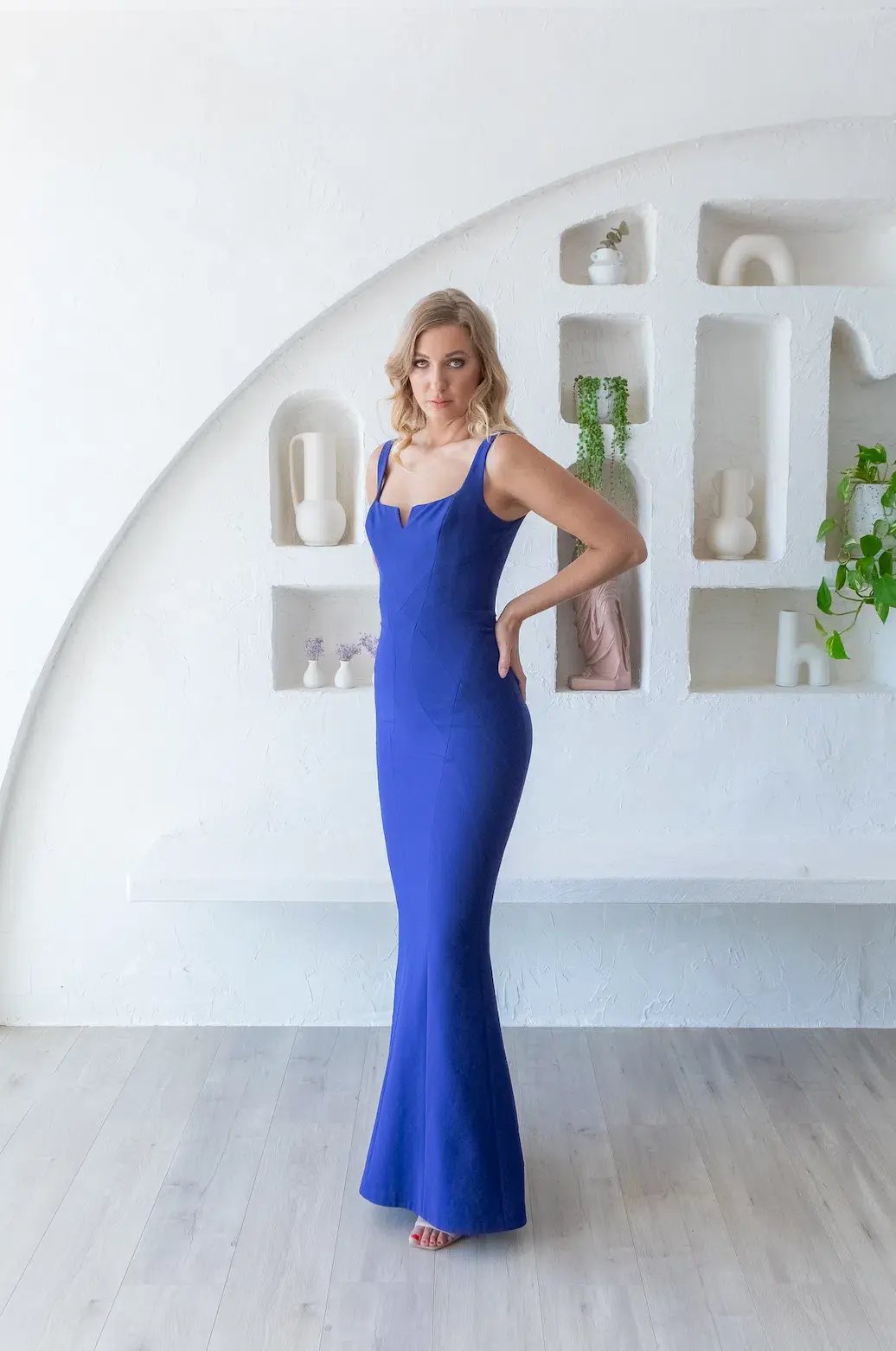 Rachel Gilbert Anneke Gown Navy Size AU 8 photo 3