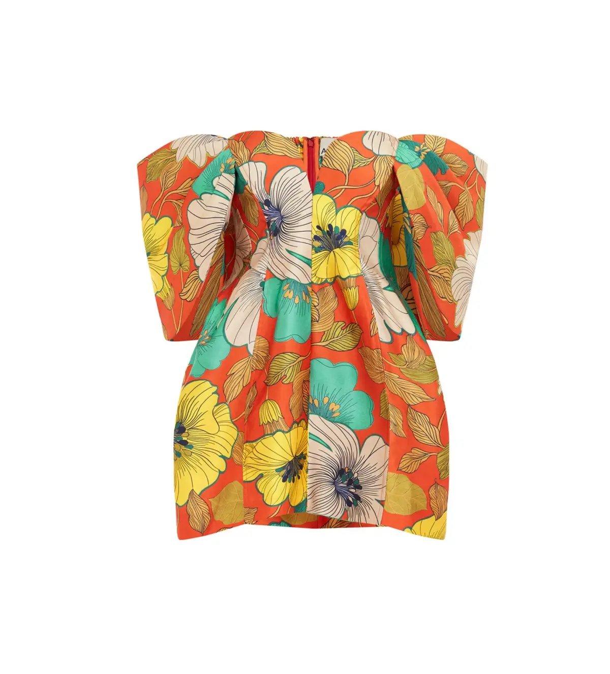 Alemais Piato Sculpt Mini Dress Floral  Size 6 photo 5