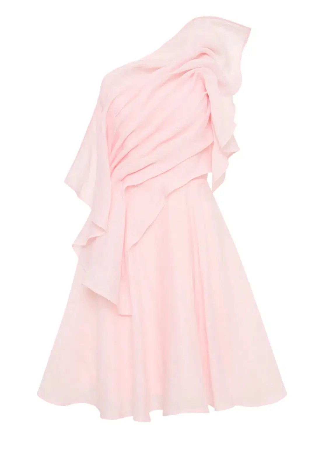 Aje Genesis Mini Dress in Soft Pink Size 6 photo 5