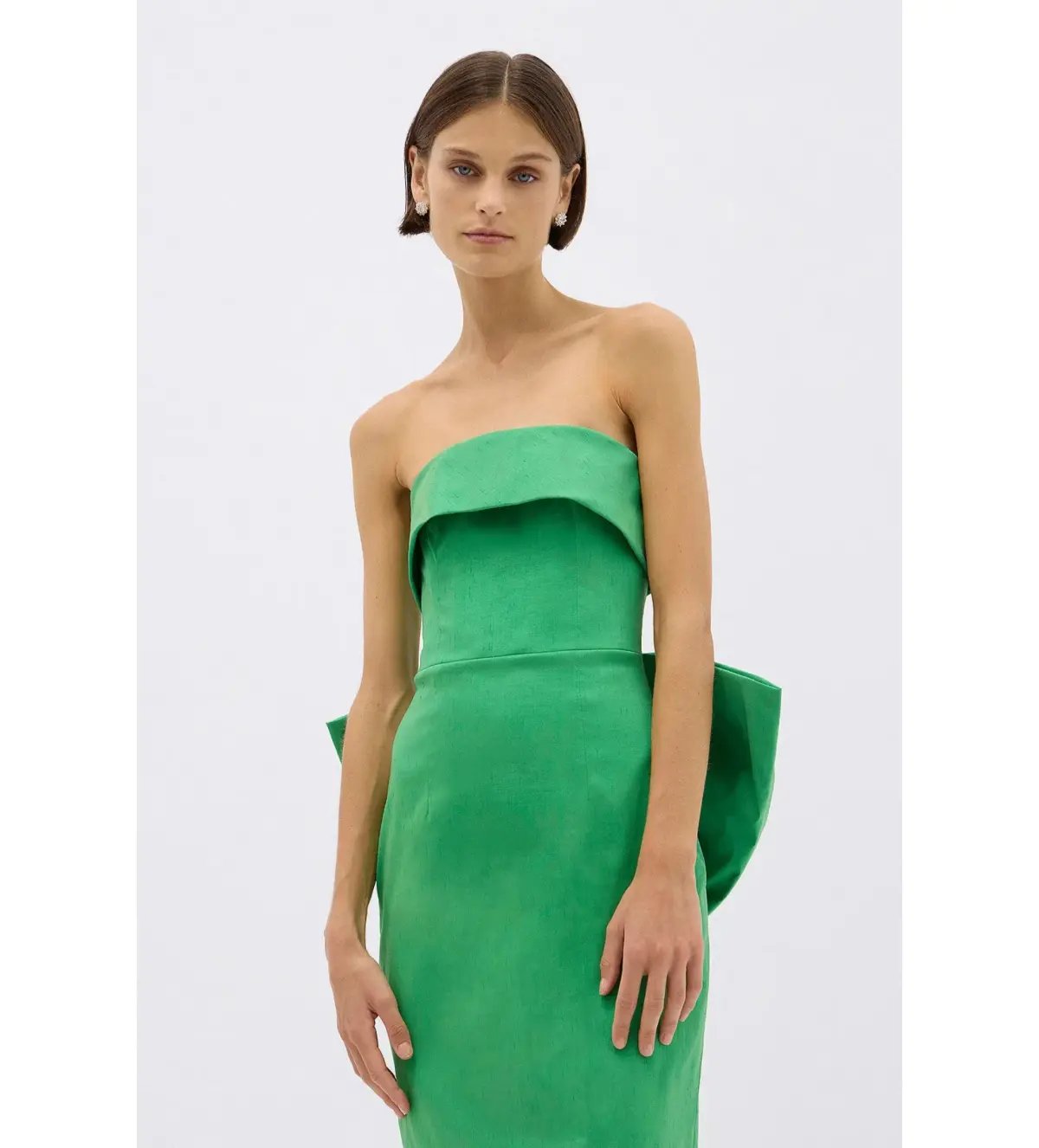 Rachel Gilbert Birdie Dress Midi Green Size AU 12 photo 2