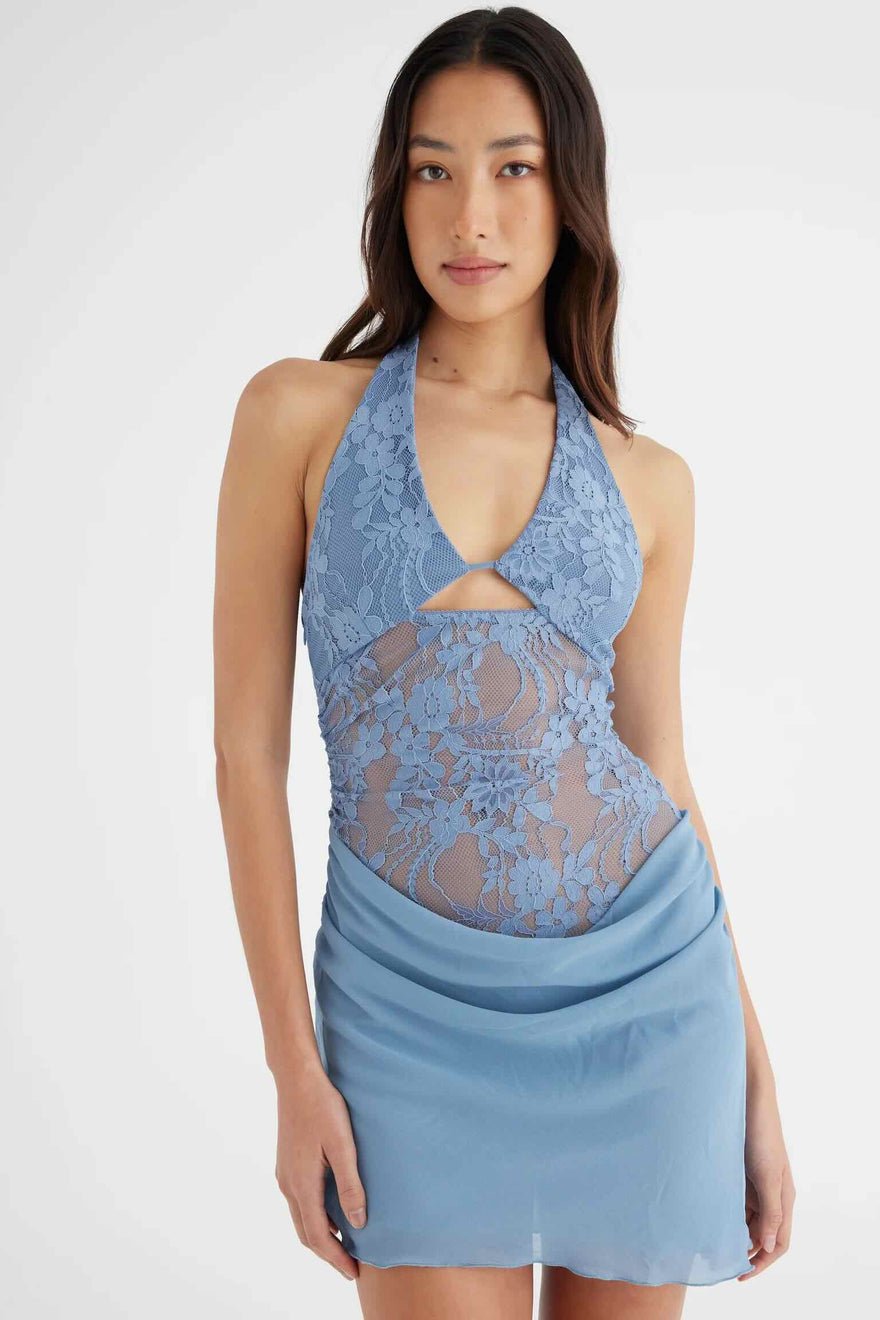 Benni Rocky Mini Dress - Storm photo 4