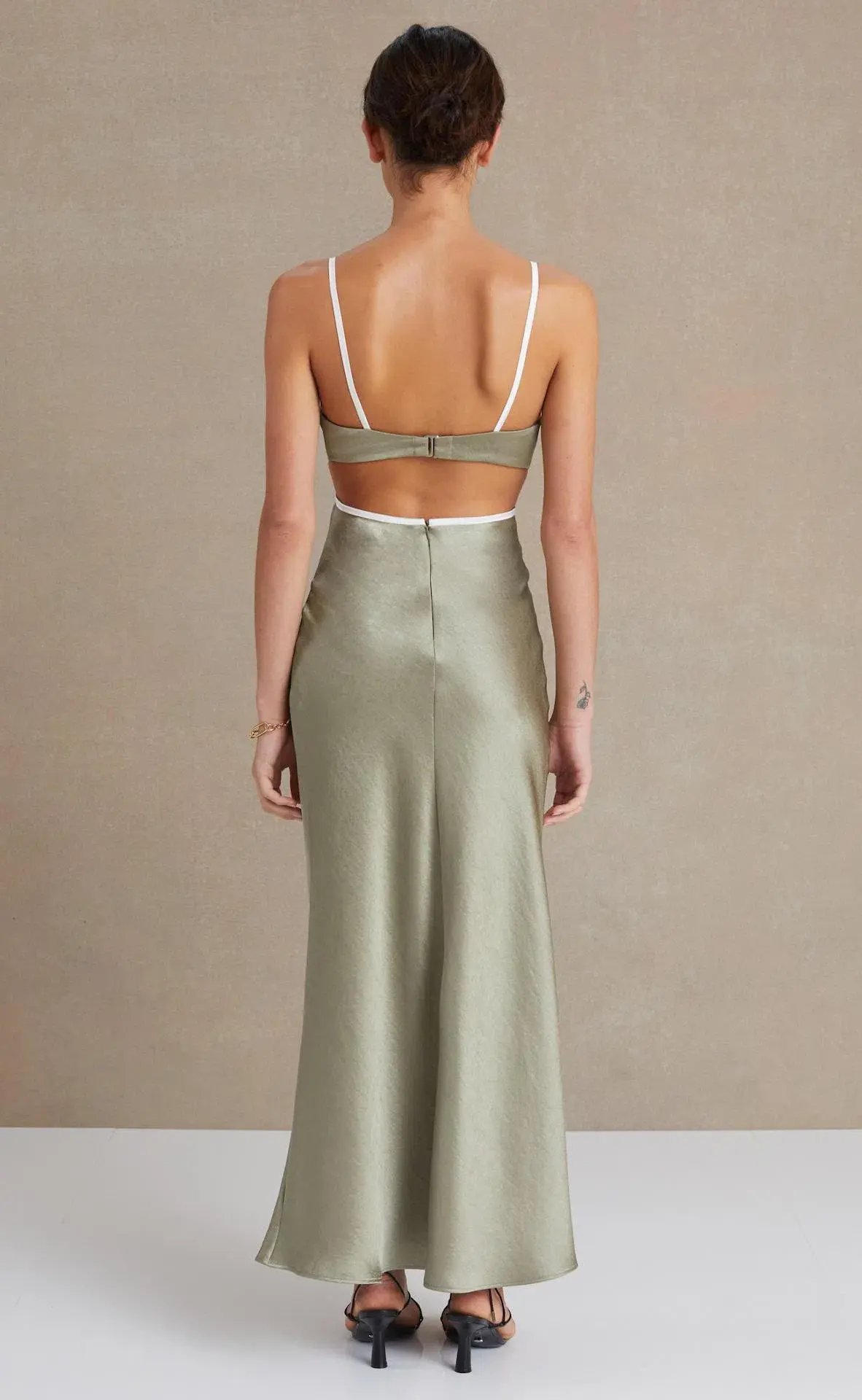 Bec & Bridge Veronique Dress in Sage Size 8 photo 3