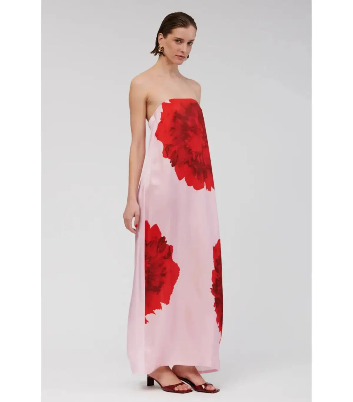 Suboo Emilia Bustier Maxi Dress Pink Size AU 12 photo 2