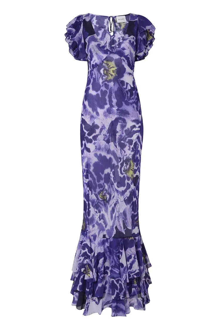 Rat & Boa Lucille Maxi Dress Purple Size S / AU 8 photo 3
