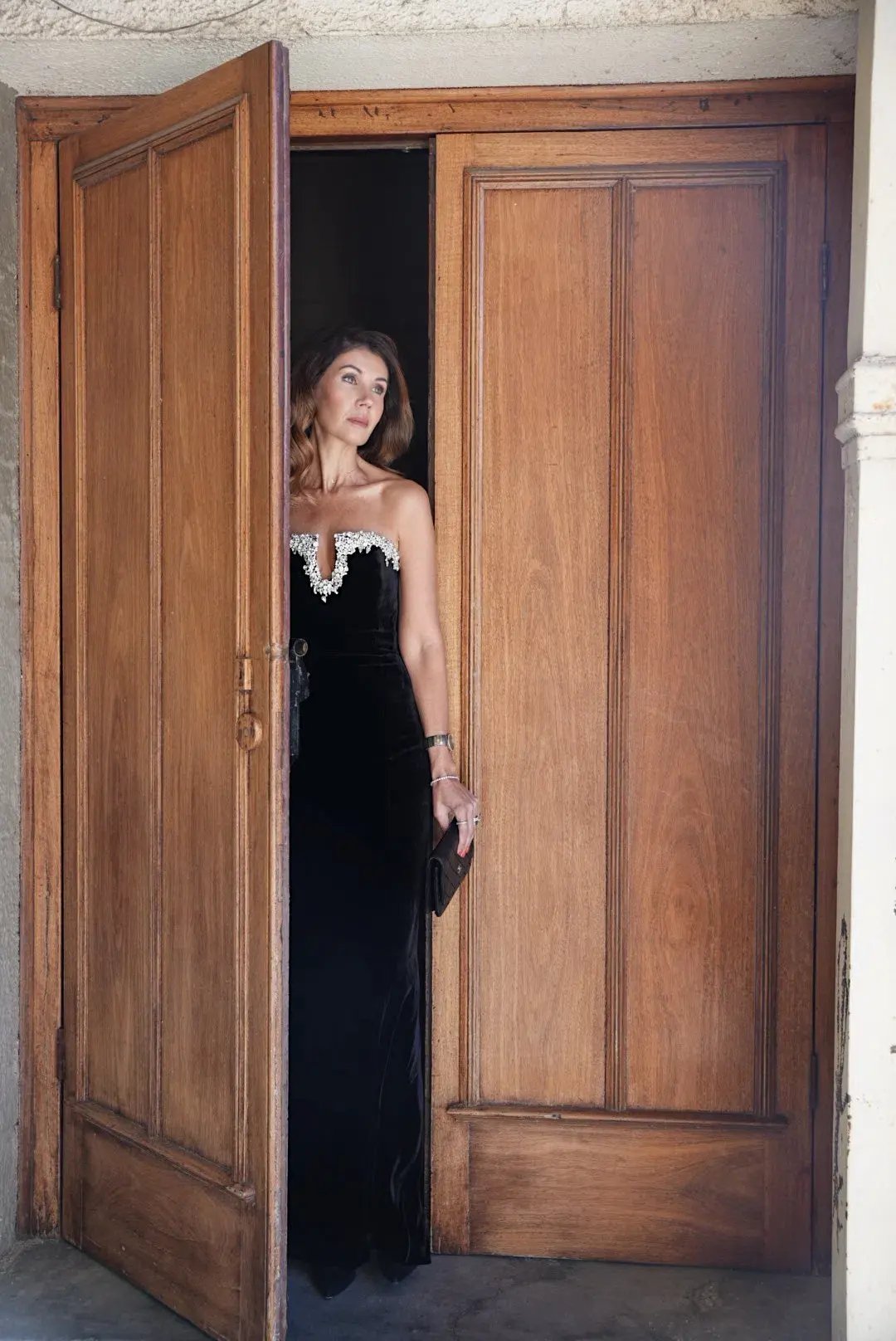 Rachel Gilbert Clementine Maxi  Gown  In Black Size Au 6 photo 3