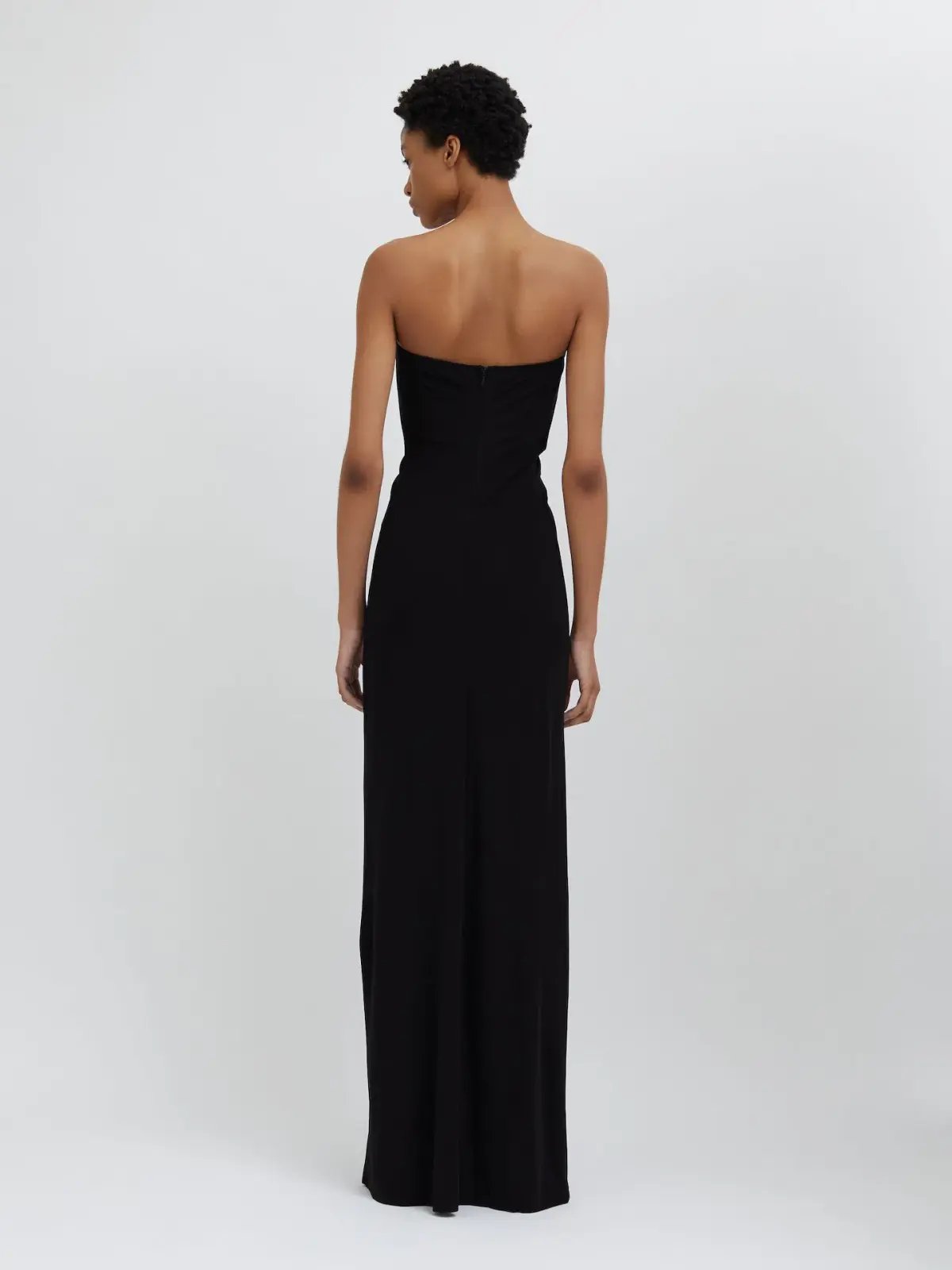 Christopher Esber Arced Palm Strapless Dress Black Size 8 photo 3
