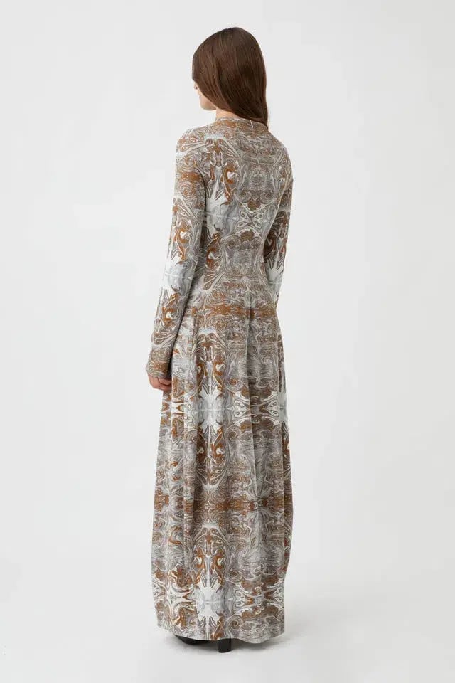 Camilla and Marc Ada Long Sleeve Printed Maxi Dress in Ada Print Multi Size 8 photo 3