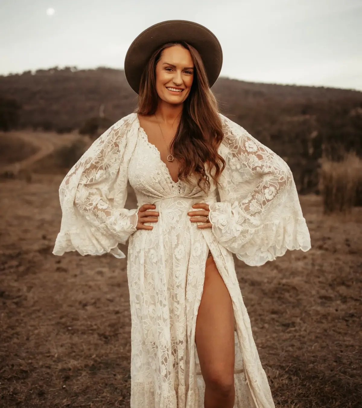 We Are Reclamation Much Love Gown Cream One Size photo 5