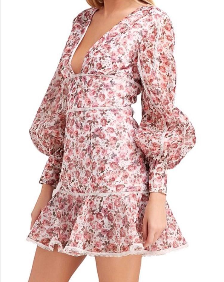 Keepsake One Love Long-sleeve Minidress Size L photo 2