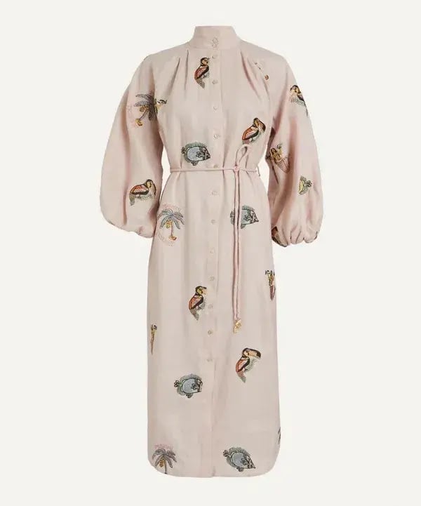 Alemais Vacay Mermaid Shirtdress Pink Size AU 10 photo 11