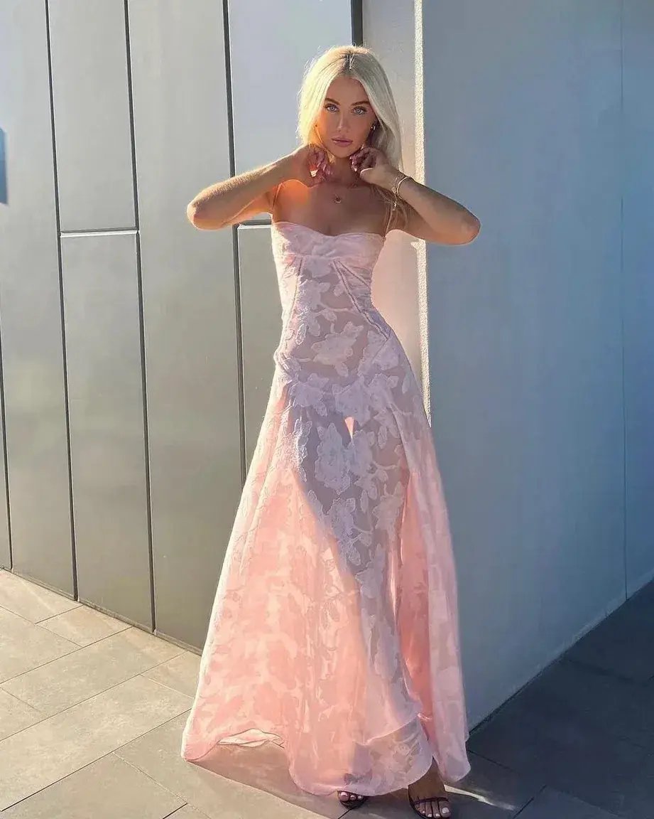 House of CB Seren Dress Soft Pink Size XS / AU 6 photo 3