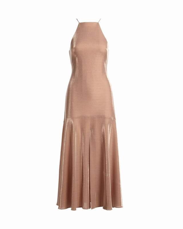 Camilla & Marc Opasidy Halter Neck Dress Pink Size 10 photo 3
