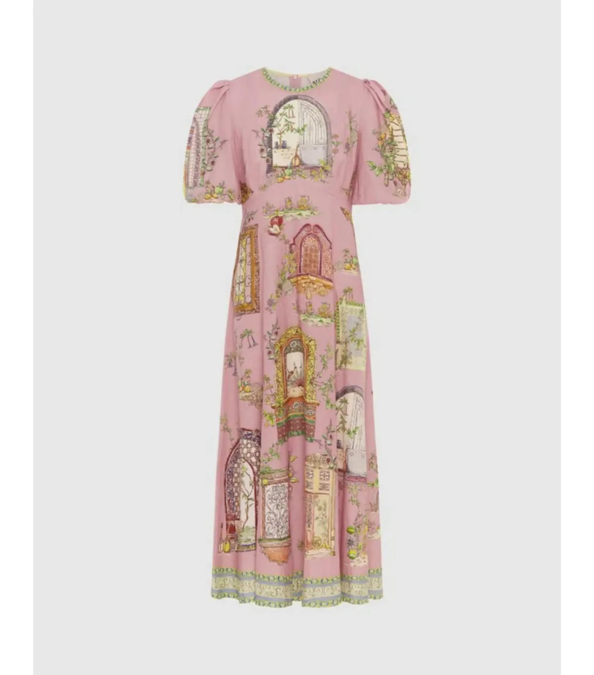 Alemais Monte Midi Dress Pink Size AU 10 photo 4