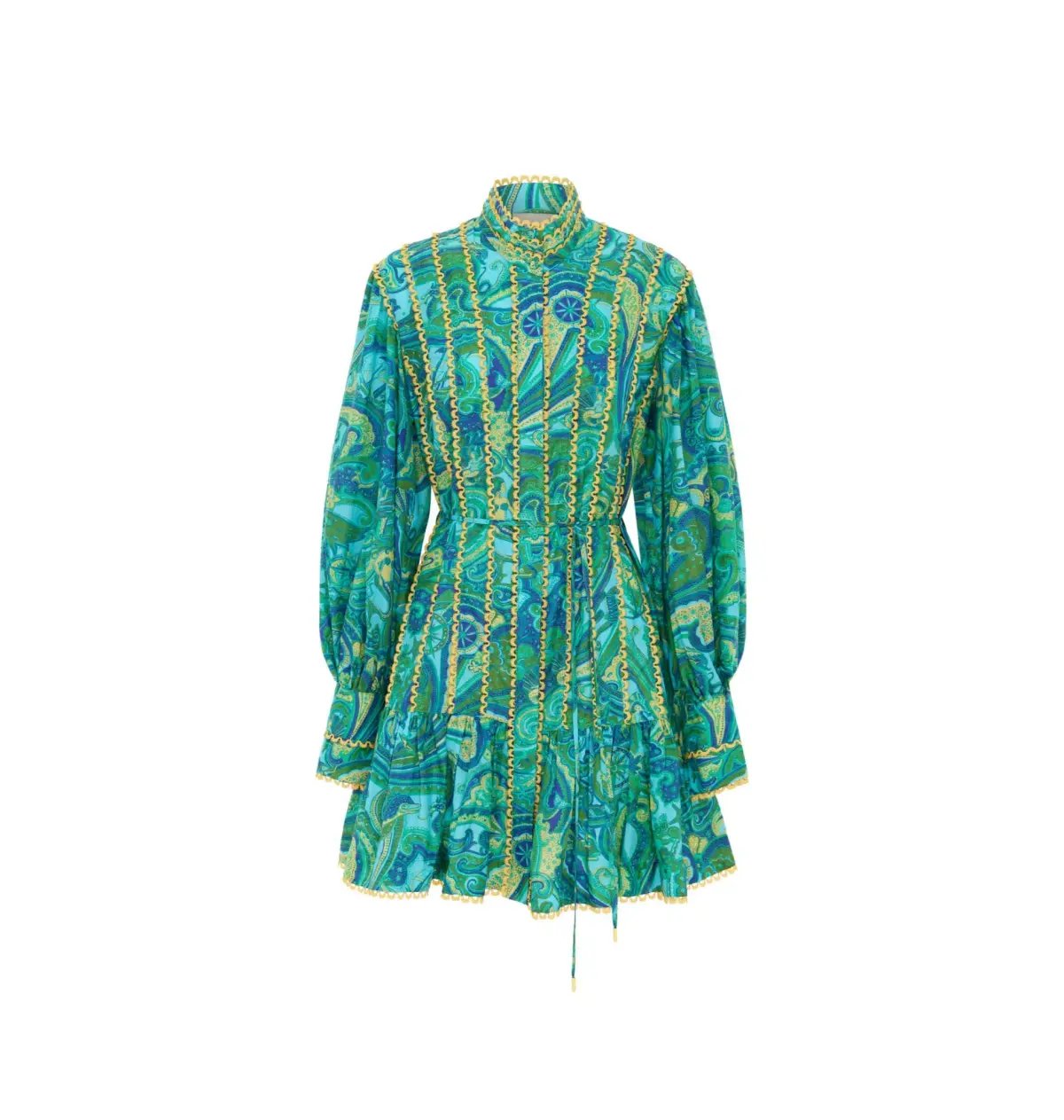 Alemais Ceto Mini Dress Print Size AU 8 photo 4