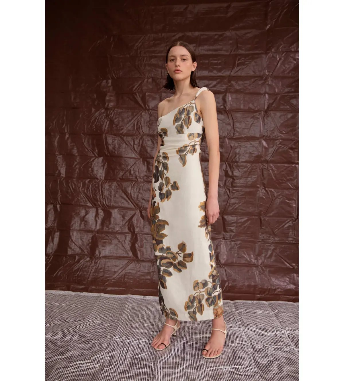 Sir The Label Evalita Twist Midi Dress Pine Valley Size 10 photo 4