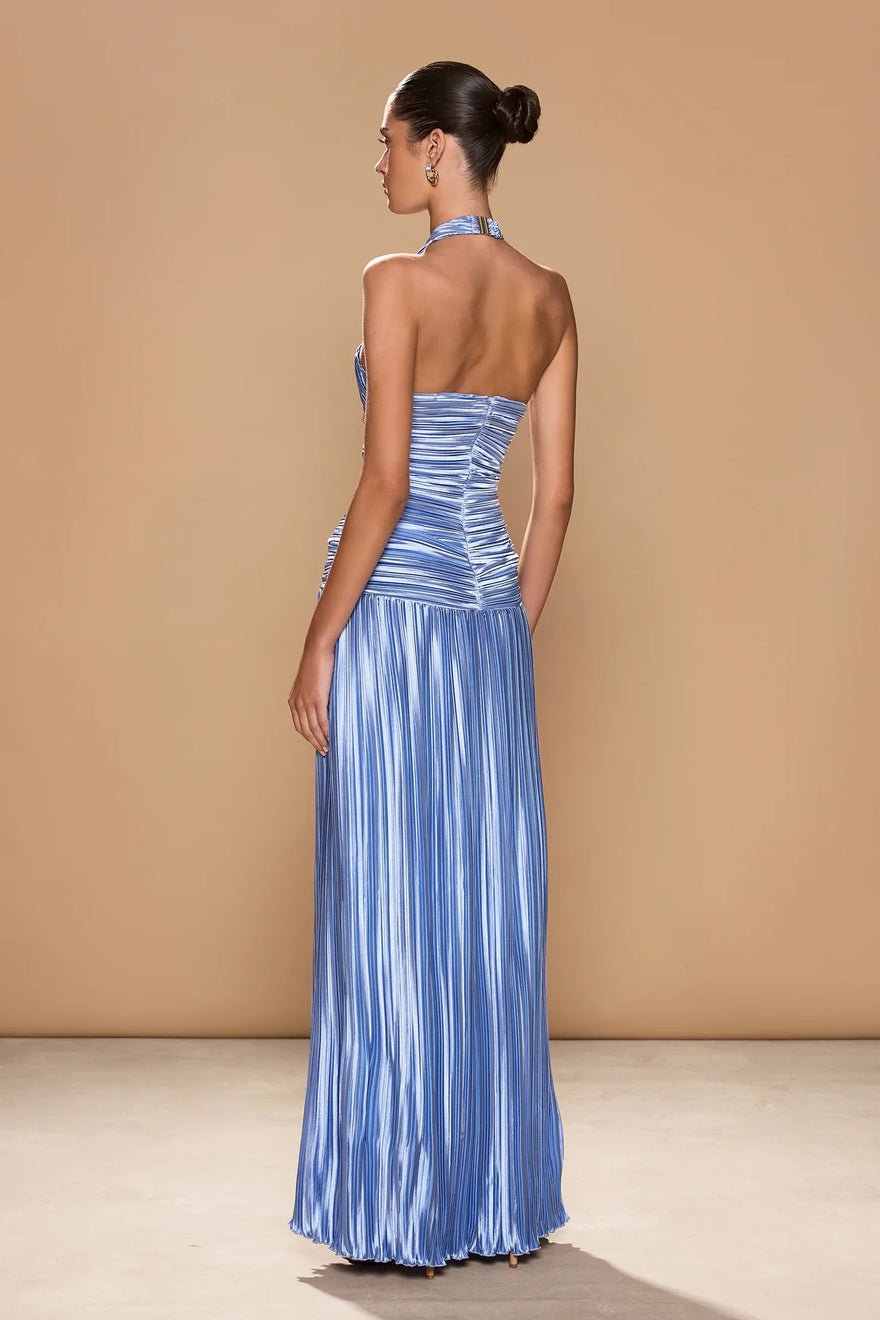 Sonya Ariana PlissÉ Dress - Placid Blue photo 3