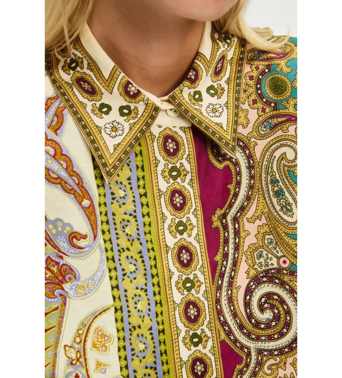 Alemais Clemenza Spliced Mini Dress Multi Print Size AU 16 photo 5