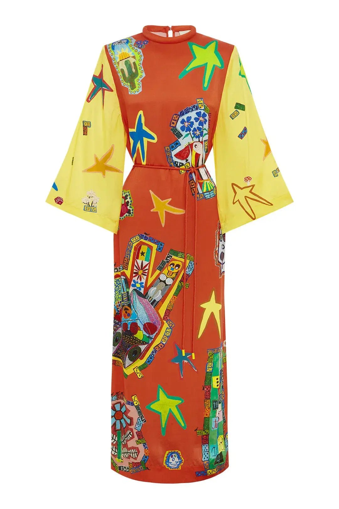 Alemais Players Midi Dress Multi Size AU 14 photo 6