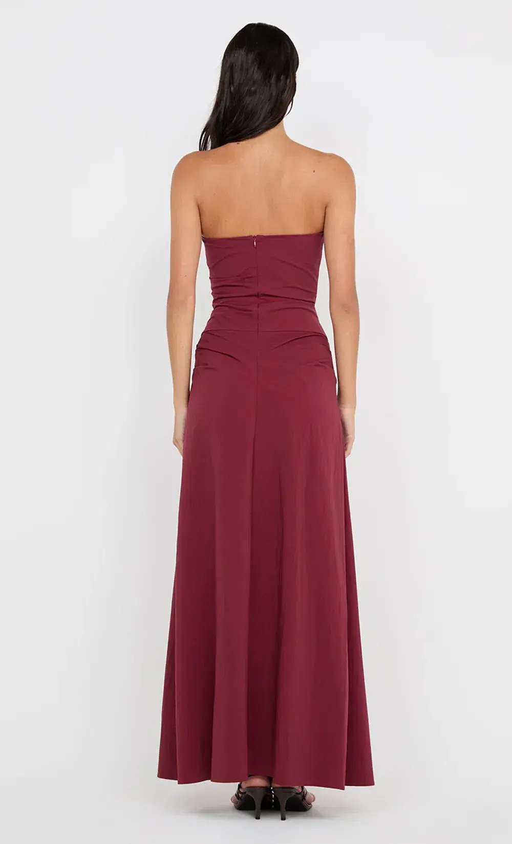 Bec & Bridge Angelina Strapless Maxi Dress Plum Size 8 photo 2
