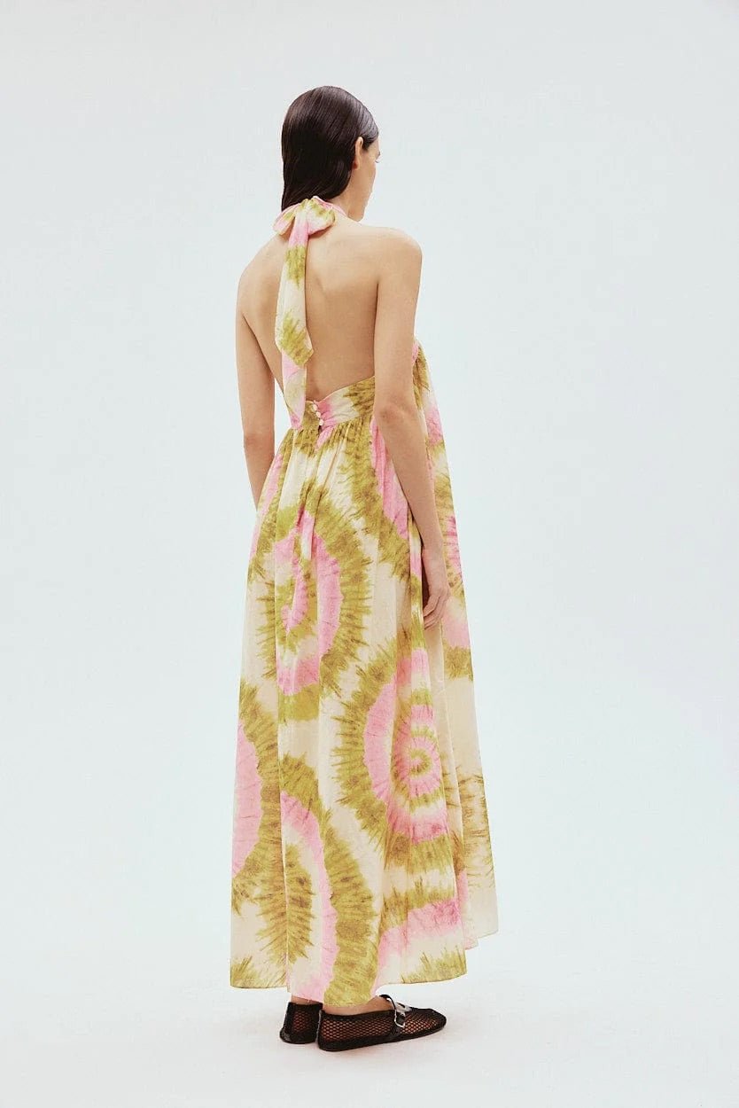 Alemais Flash Neck Tie Midi Dress photo 3