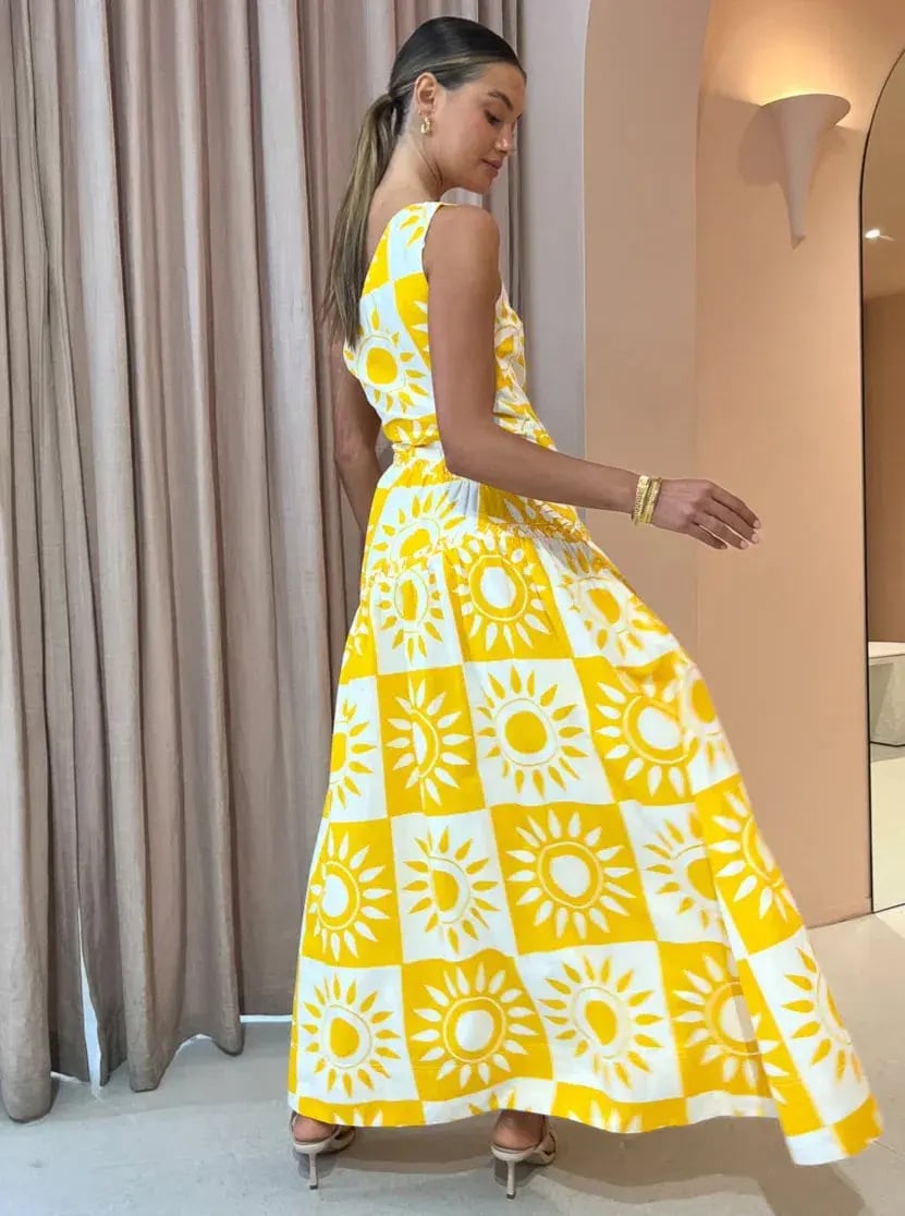 By Nicola Goldie One Shoulder Yellow Size AU 6 photo 3