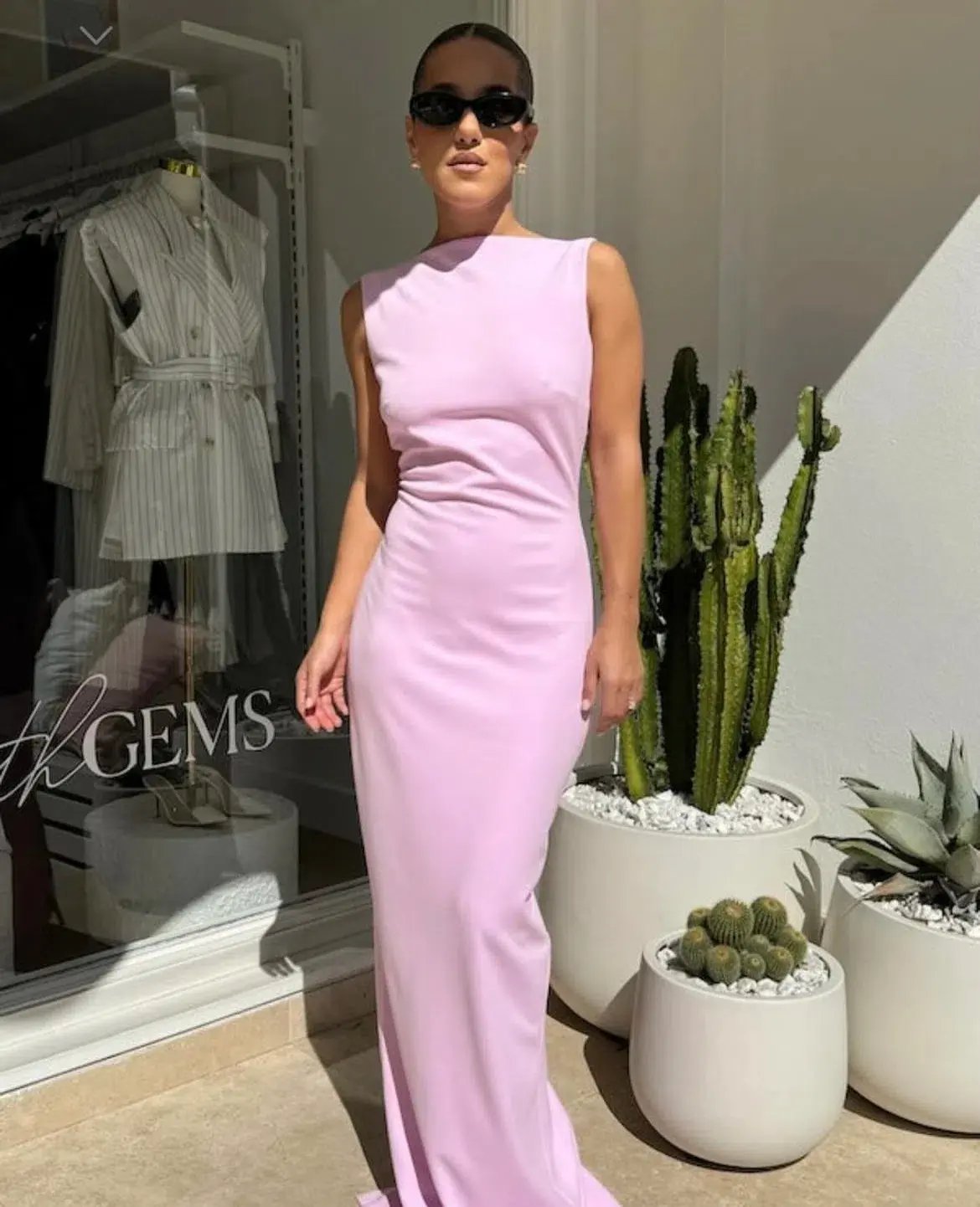 Effie Kats Verona Gown In Taffy Pink Size S/Au 8 photo 6