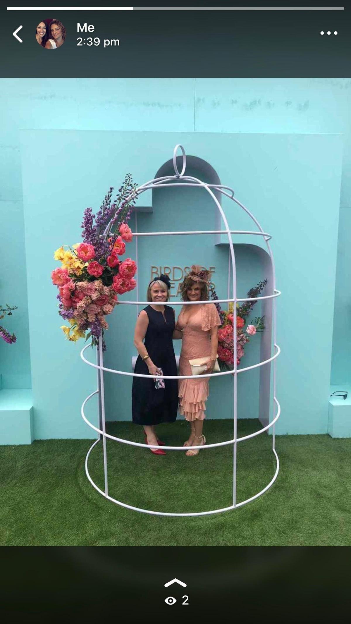 Stevie May peach lace midi dress photo 5