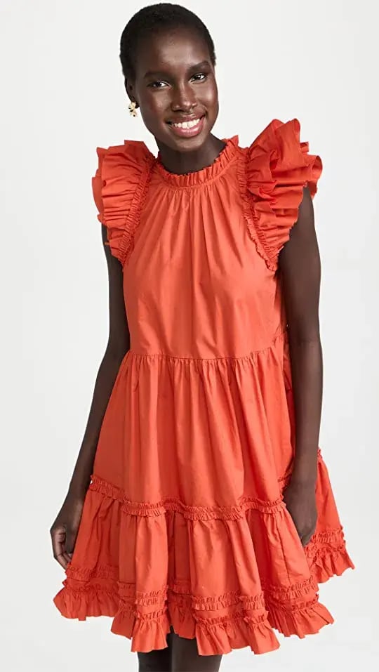 Ulla Johnson Joan Ruffle Dress Size US 8/AU 12 photo 6