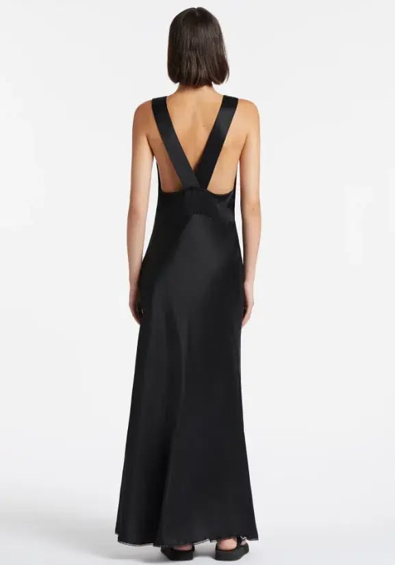 Sir the Label Aries Cut Out Gown Black Size 8 photo 2