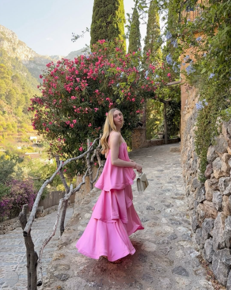 Elliatt Tilly Tiered Maxi Pink photo 4