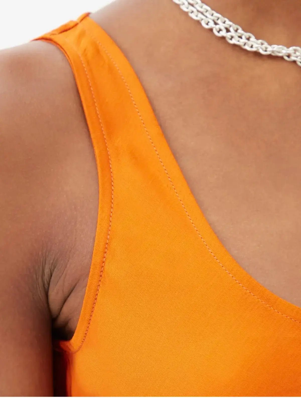 Marques Almeida Orange Backless Dress Orange Size 12 photo 5