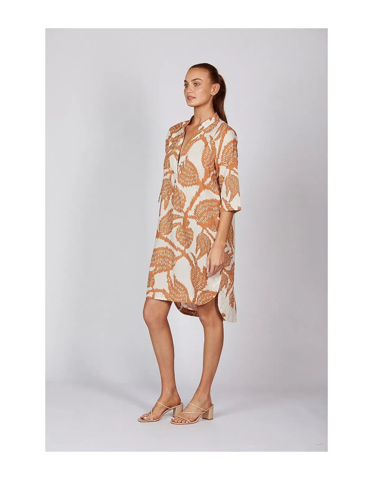 Adrift  Lana Shift Midi Dress Print Size  M / Size AU 12 photo 5