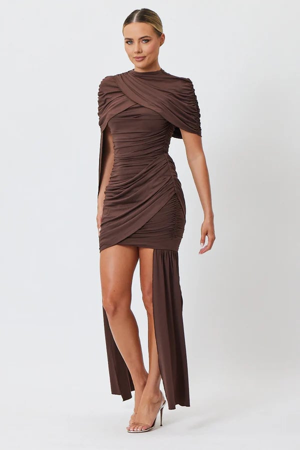 Bianca and Bridgett Kelsey Mini Dress Brown photo 4