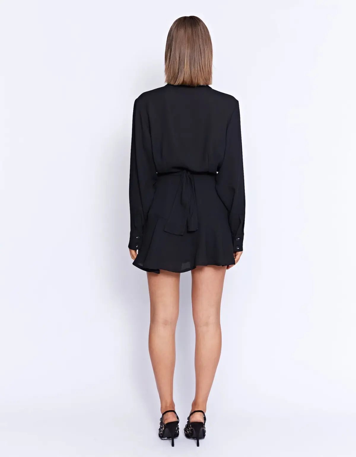Pfeiffer St Germaine Mini Dress in Black Size AU 10 photo 3