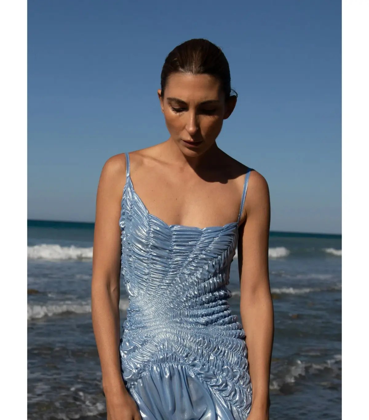 Georgia Hardinge Celestial Dress Blue Size AU 10 photo 3