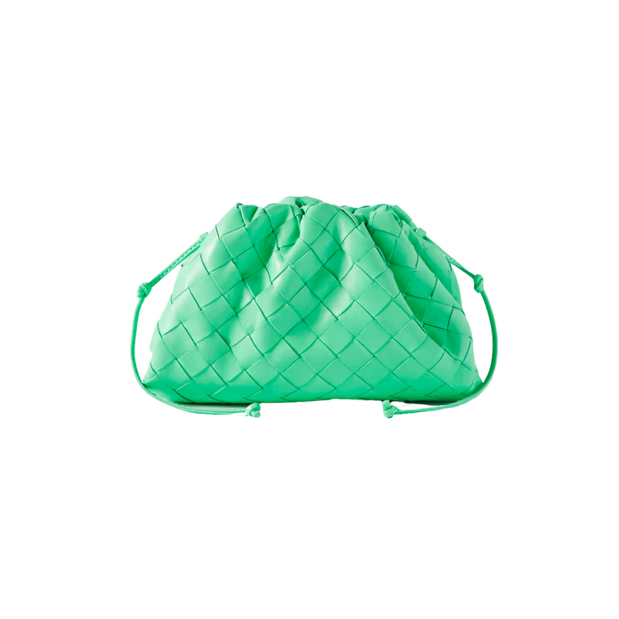 Bottega Veneta Mini Woven Clutch (mint) photo 4
