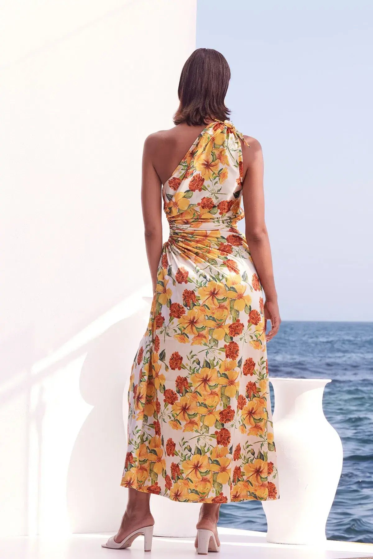 Sonya Moda Nour Maxi Dress Yarden Floral Print Size 10 photo 3